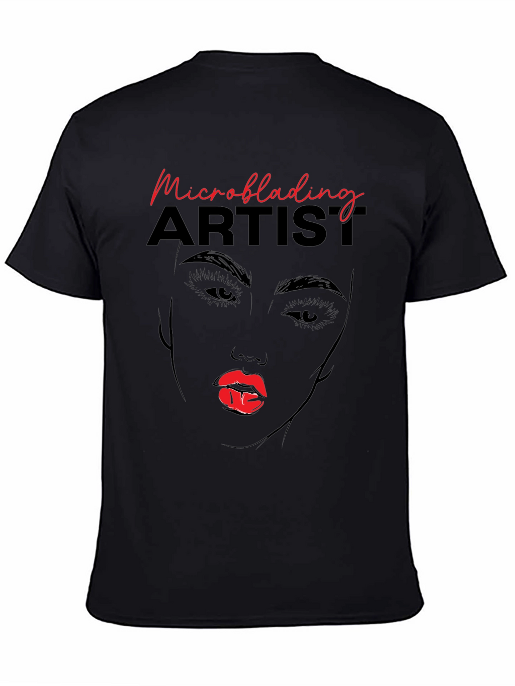 Microblading Artist Graphic T-Shirt - Unisex Black Tee