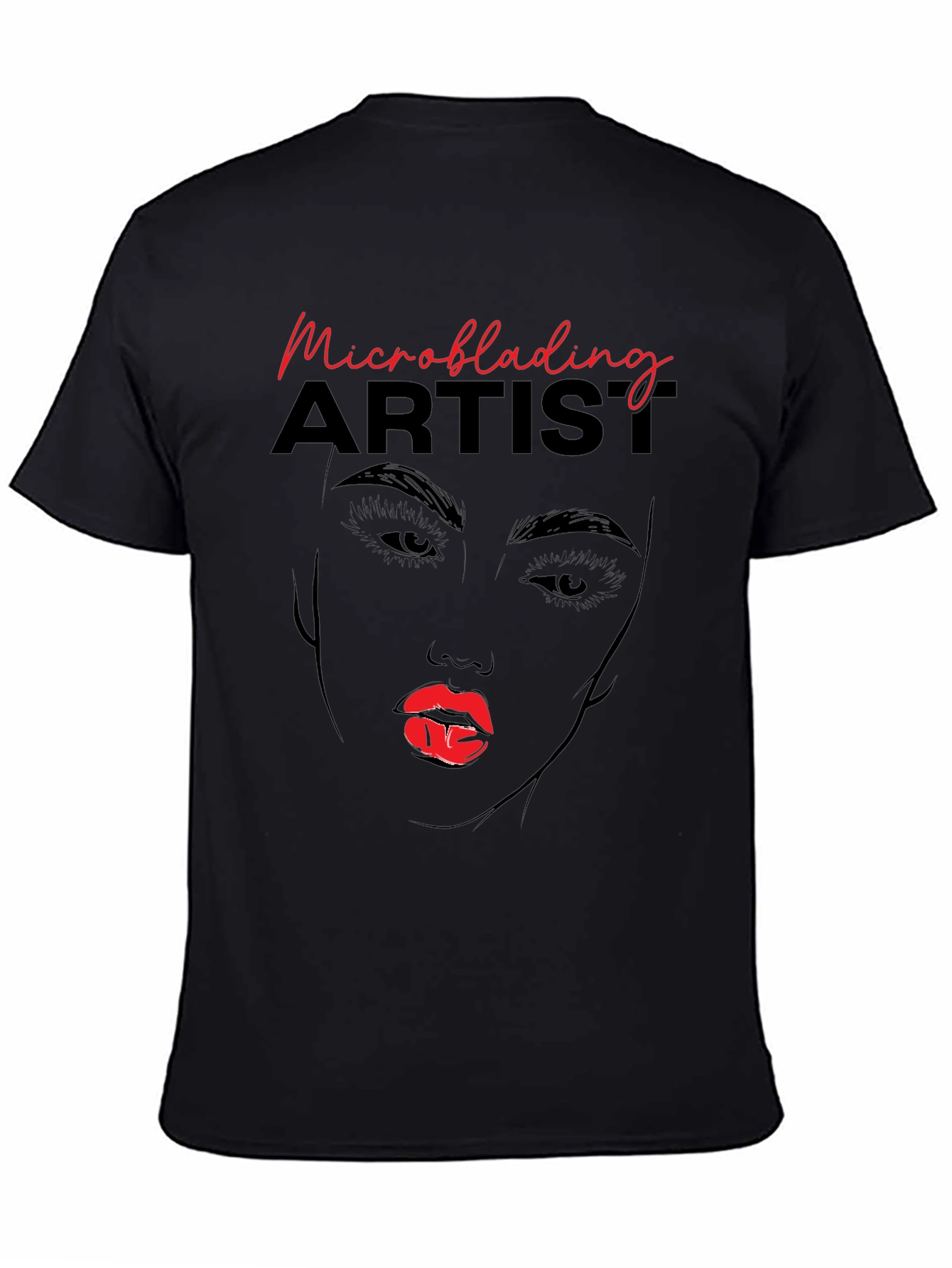 Microblading Artist Graphic T-Shirt - Unisex Black Tee