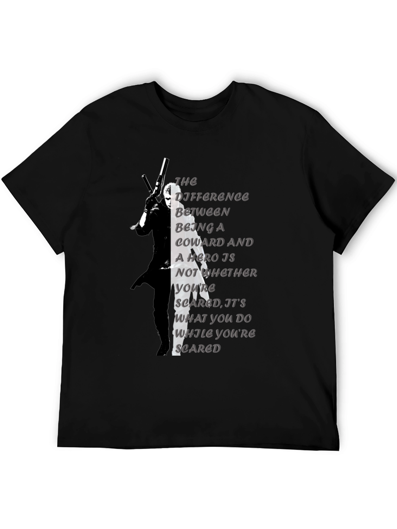 Coward Hero Quote Graphic Tee
