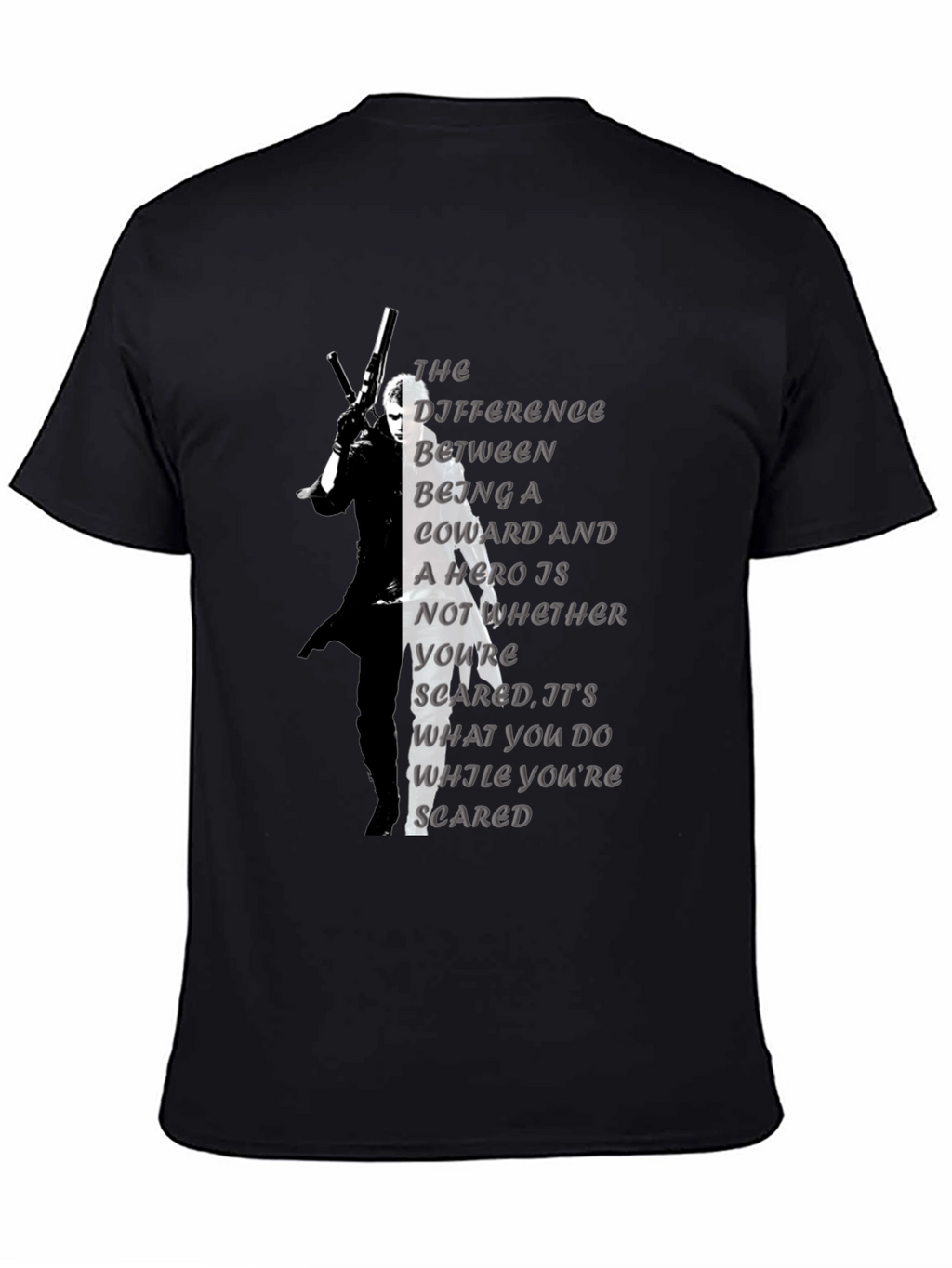 Coward Hero Quote Graphic Tee
