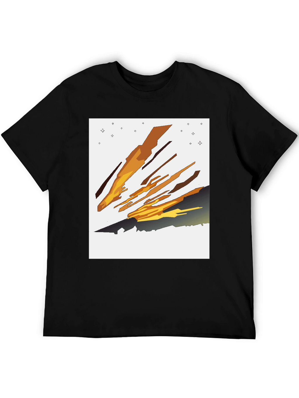 Abstract Comet Graphic Tee