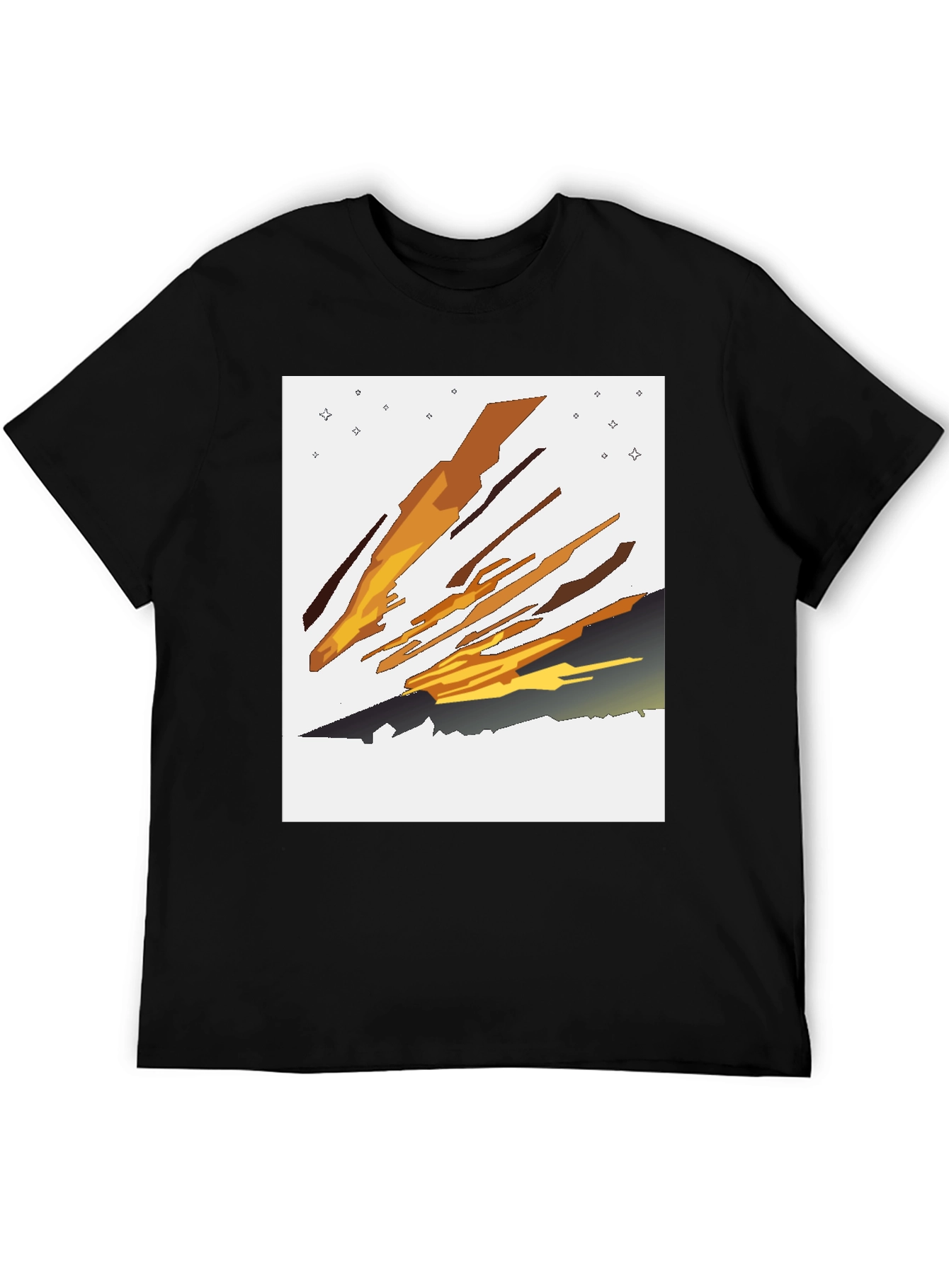 Abstract Comet Graphic Tee