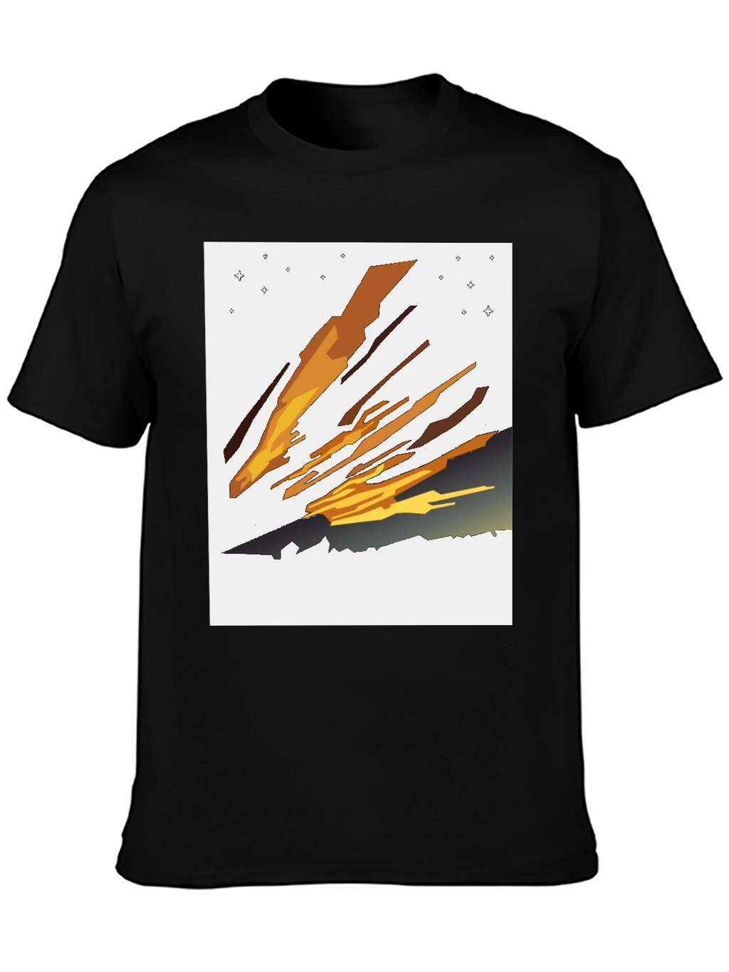 Abstract Comet Graphic Tee