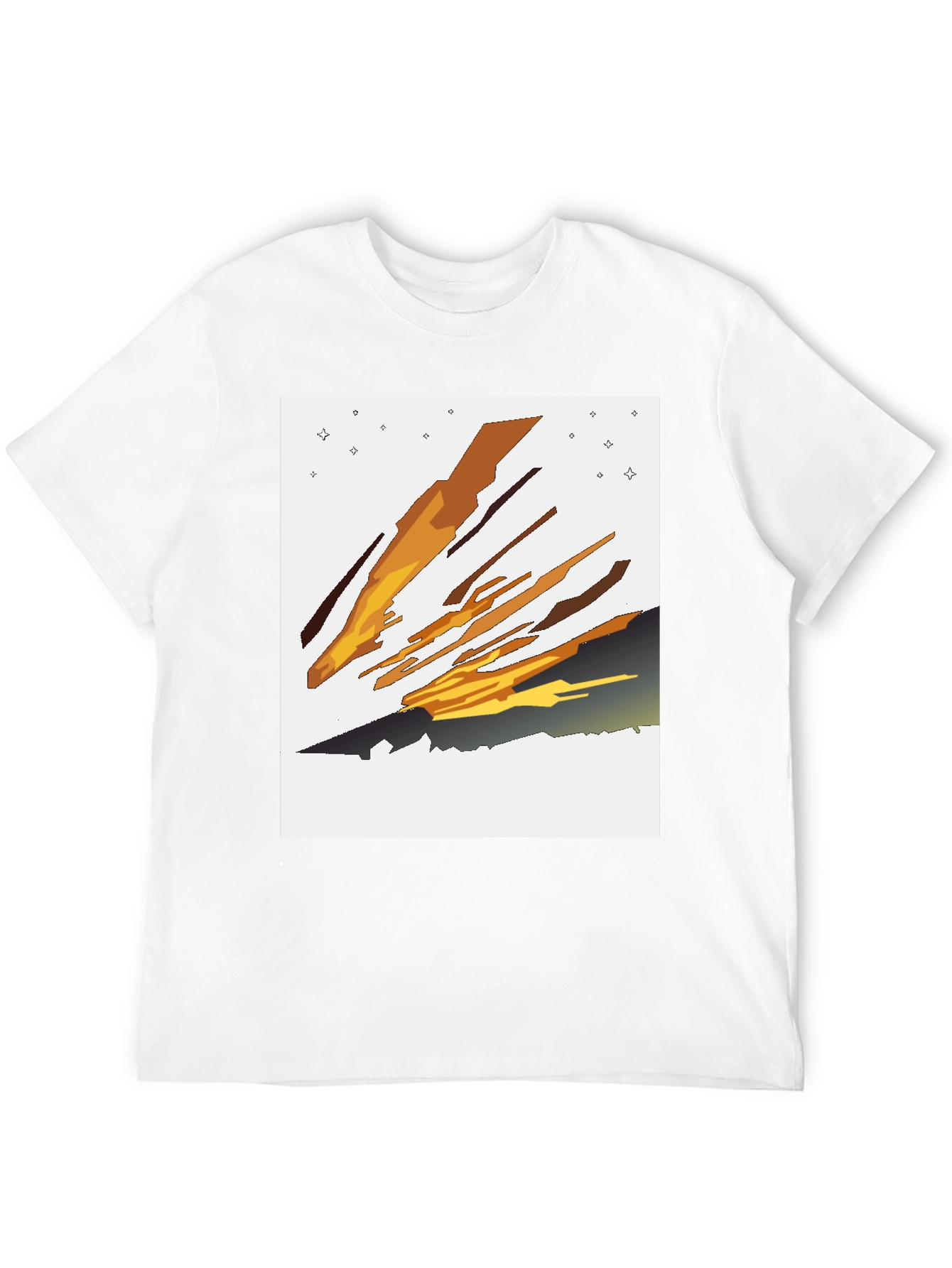 Abstract Comet Graphic Tee
