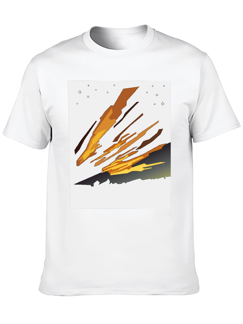 Abstract Comet Graphic Tee