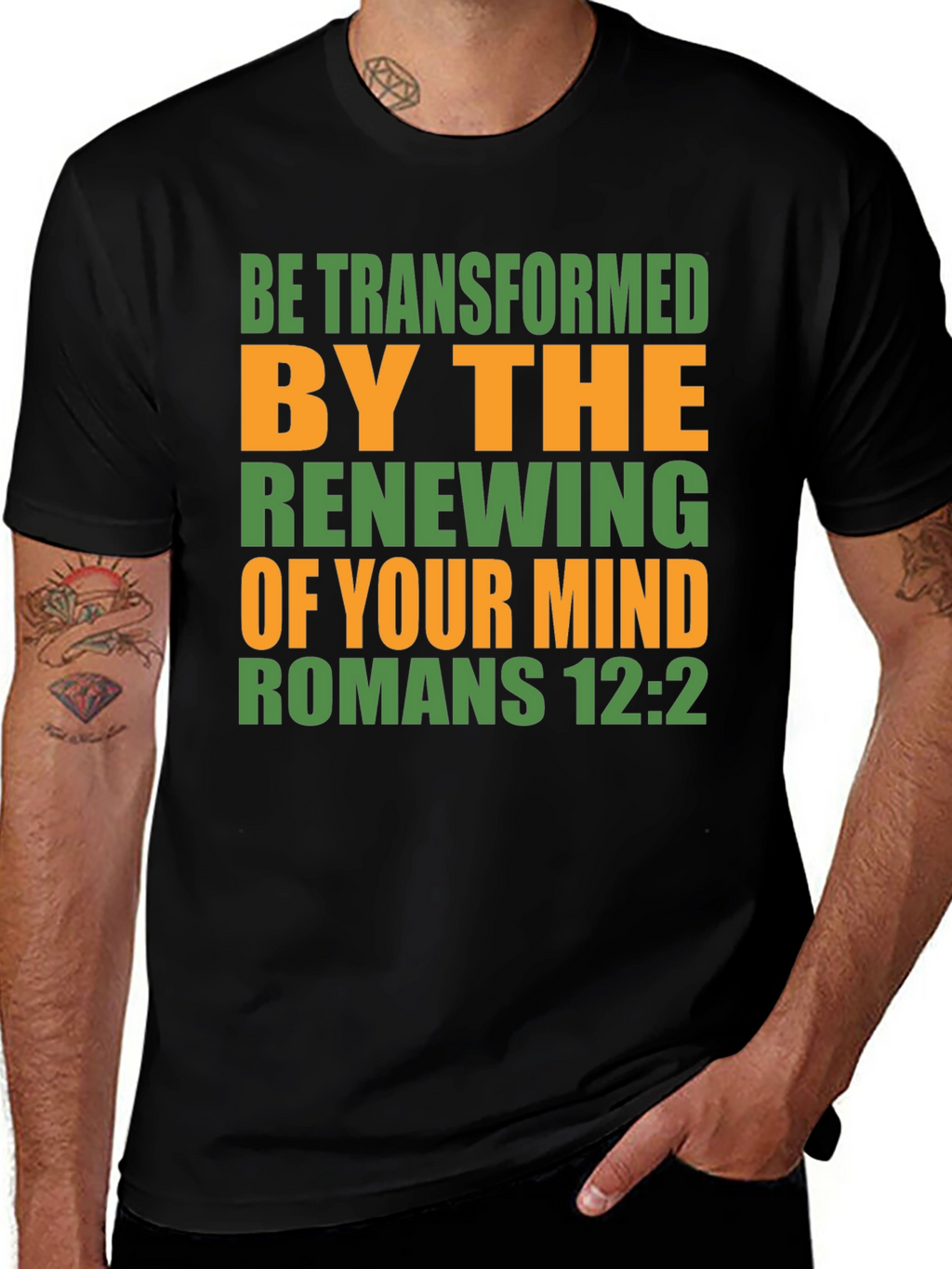 Be Transformed Romans 12:2 T-Shirt
