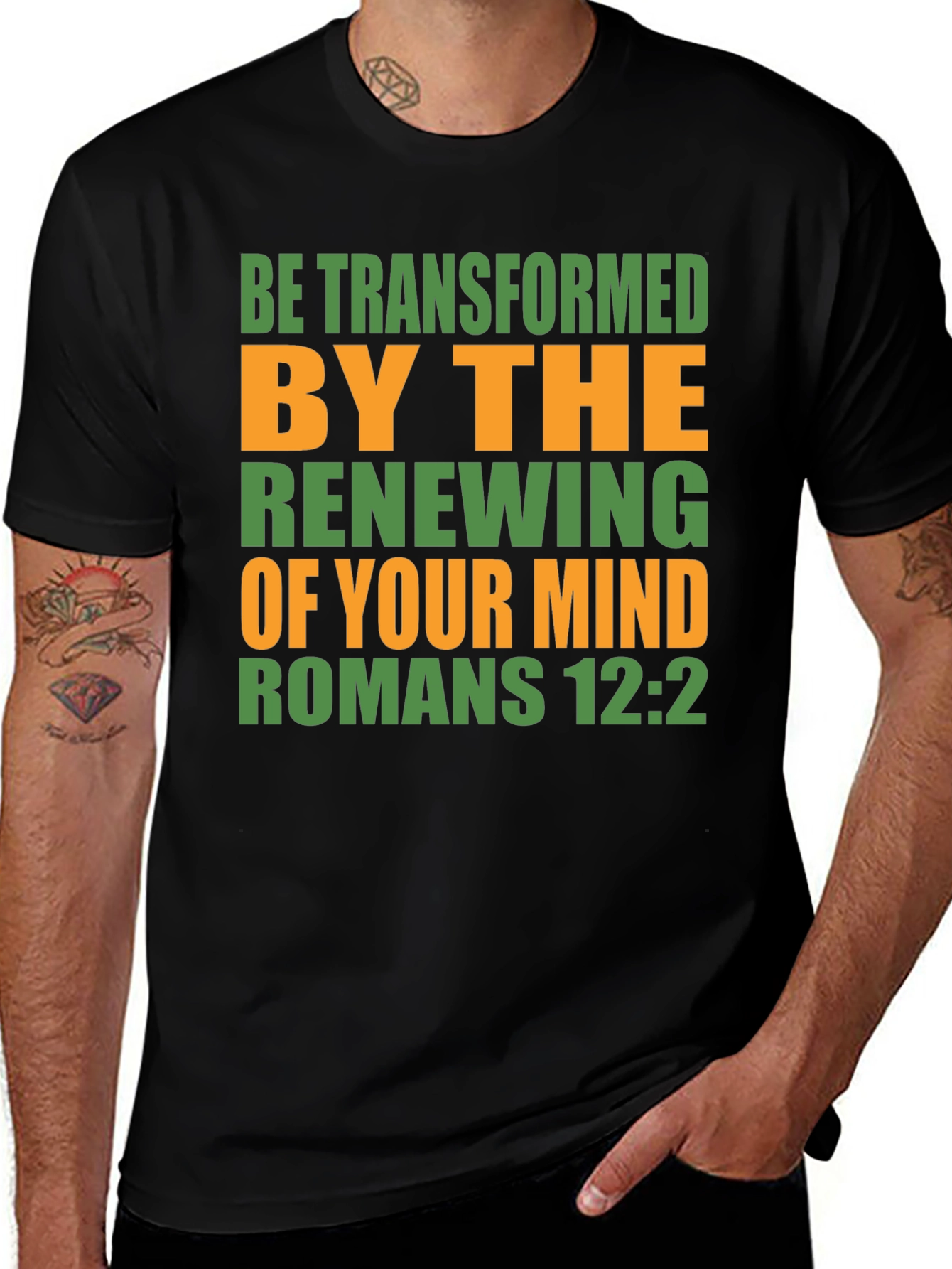 Be Transformed Romans 12:2 T-Shirt