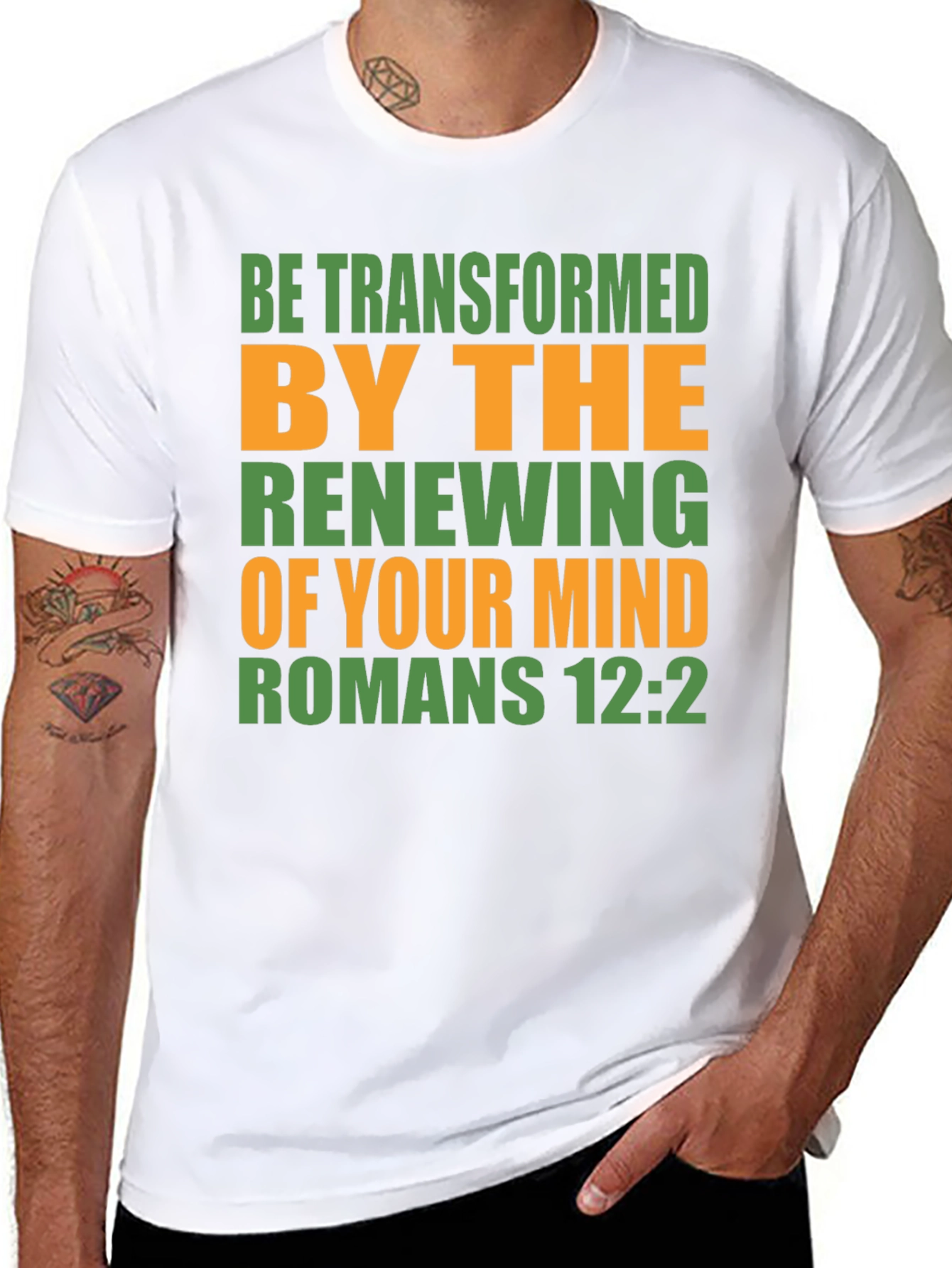 Be Transformed Romans 12:2 T-Shirt