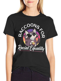 Raccoons for Racial Equality Graphic Tee