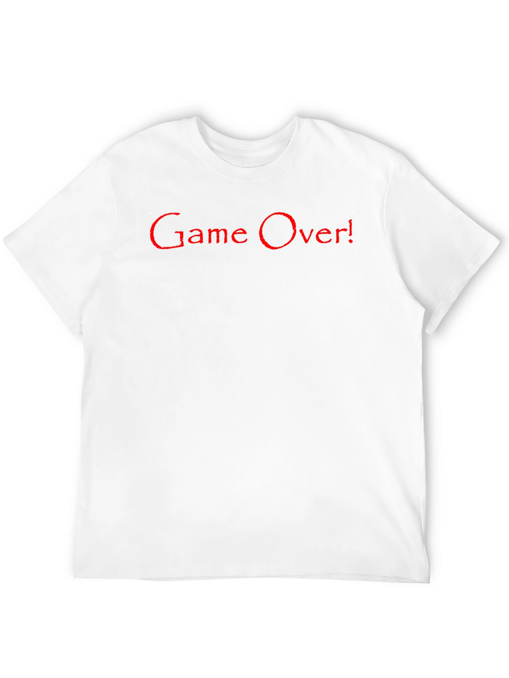 Game Over! Graphic Tee - Black Cotton T-Shirt