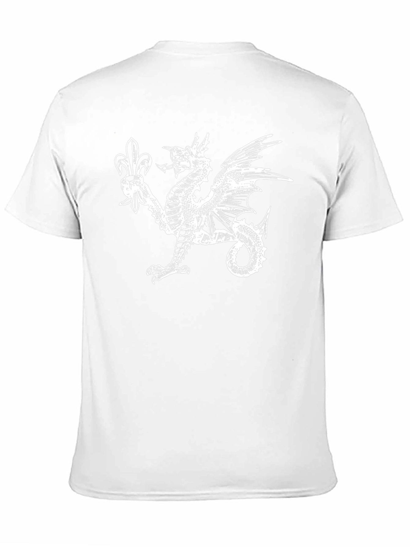 Dragon & Fleur-de-lis Black T-Shirt