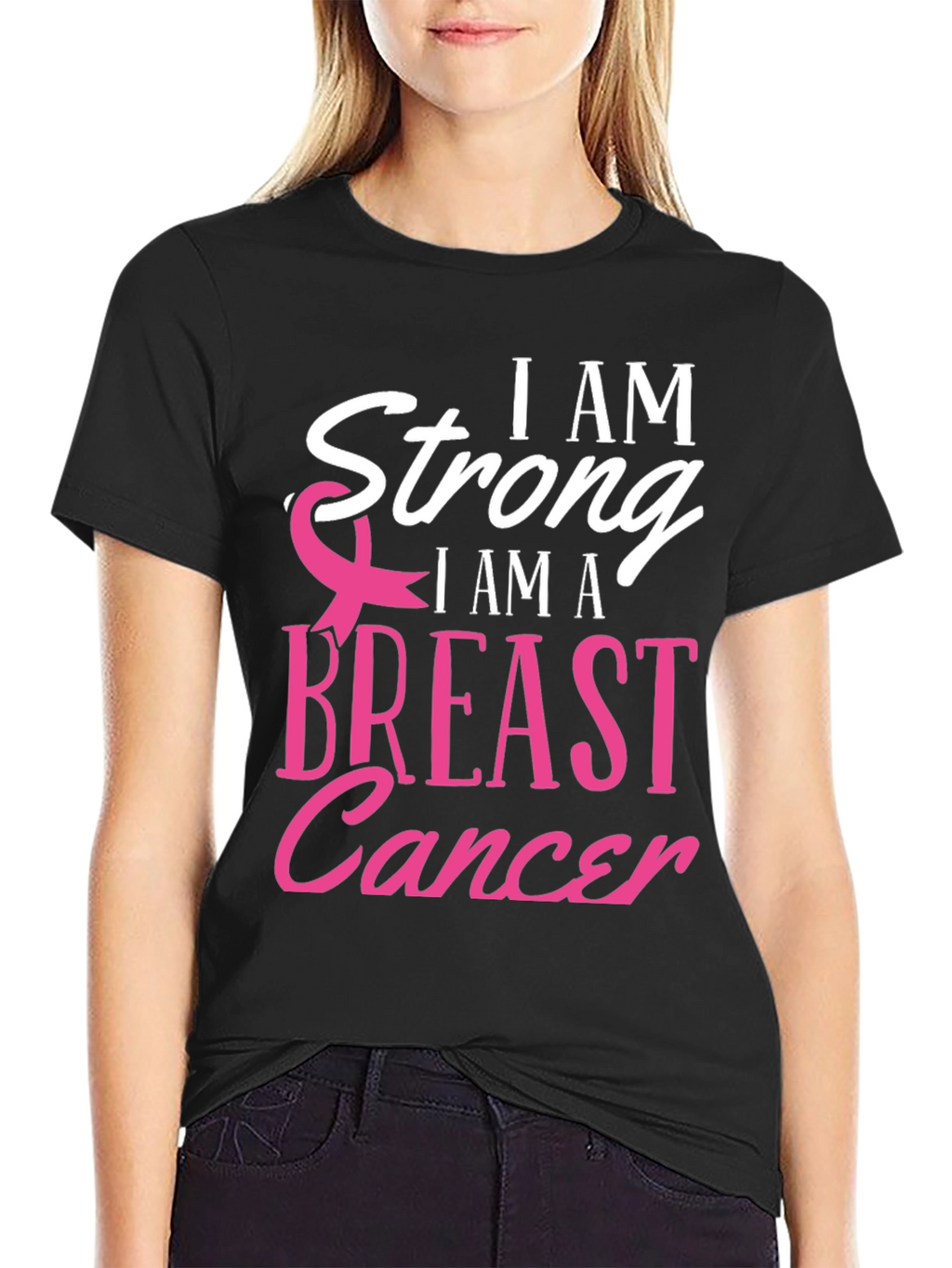 I am Strong Breast Cancer Awareness T-Shirt