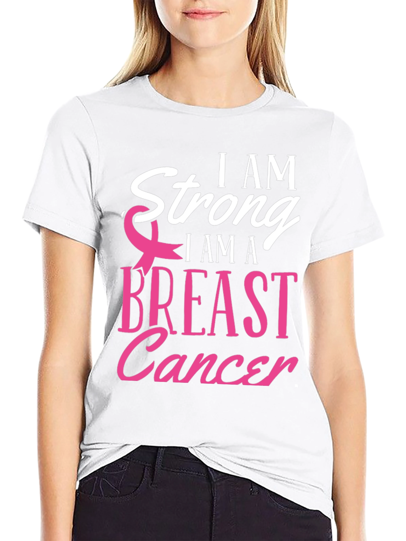 I am Strong Breast Cancer Awareness T-Shirt