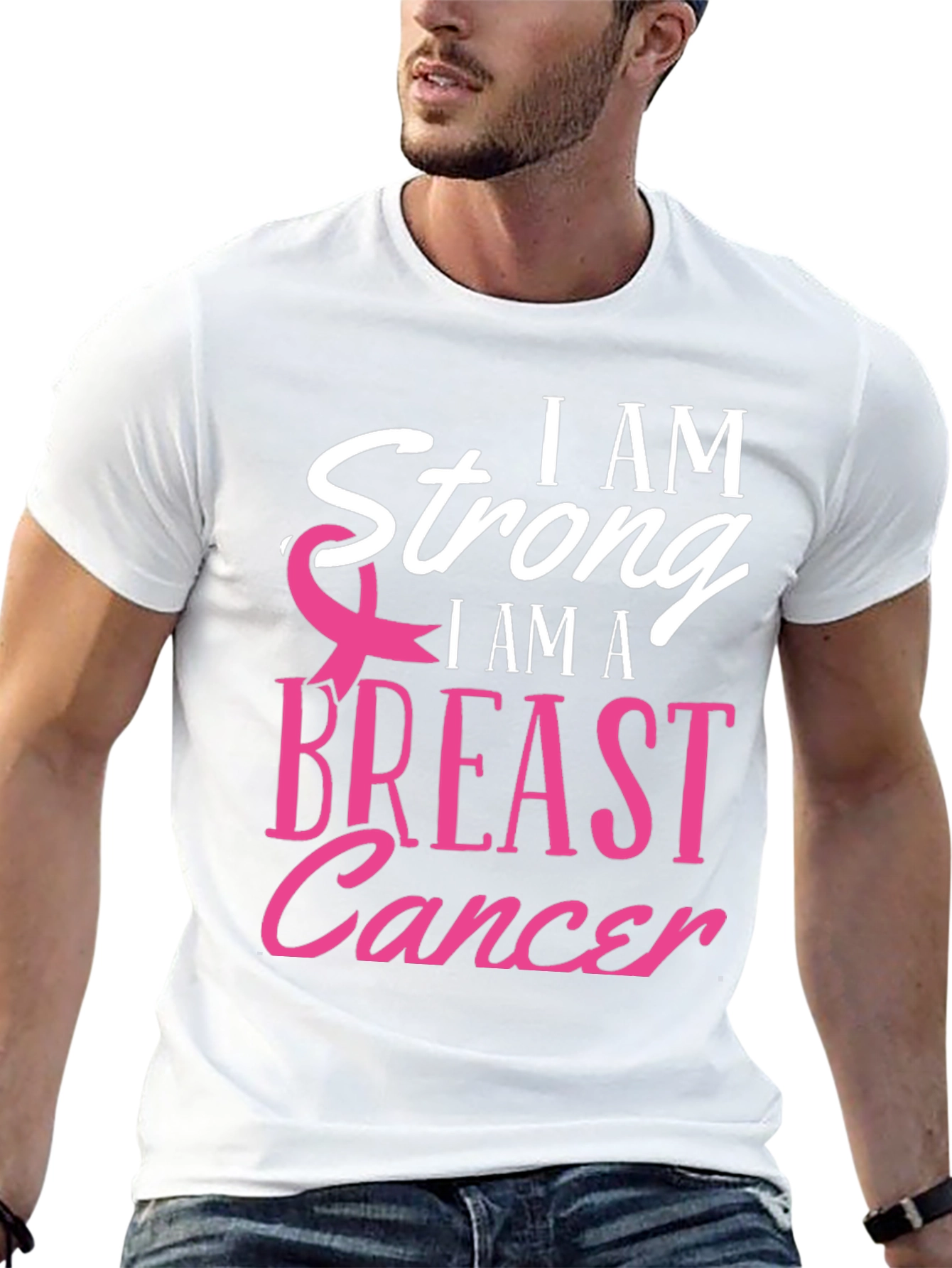 I am Strong Breast Cancer Awareness T-Shirt