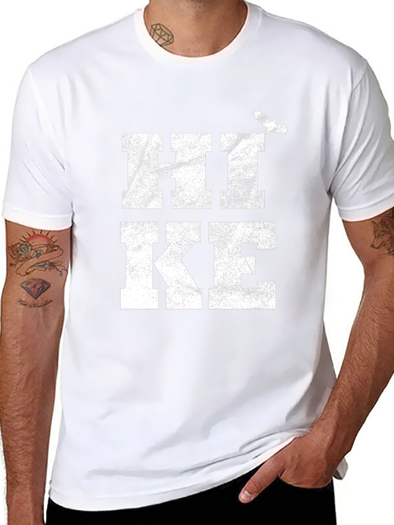 Hike Graphic Tee - Black Casual Shirt