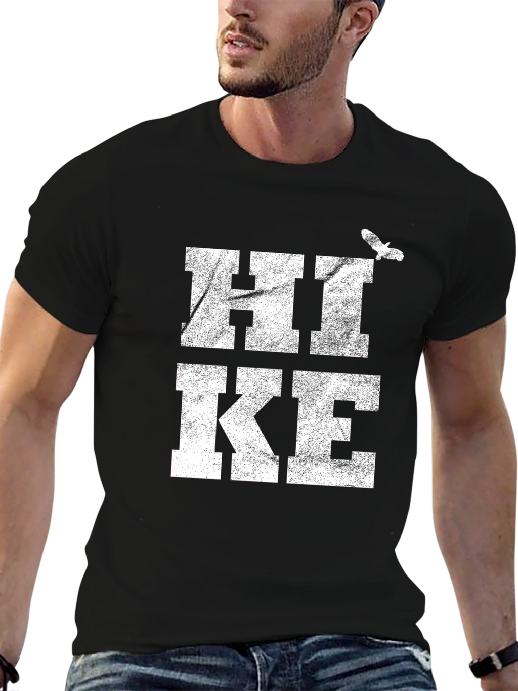 Hike Graphic Tee - Black Casual Shirt