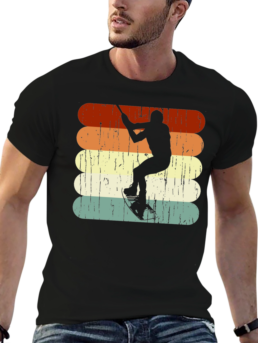 Retro Watersports Graphic T-Shirt