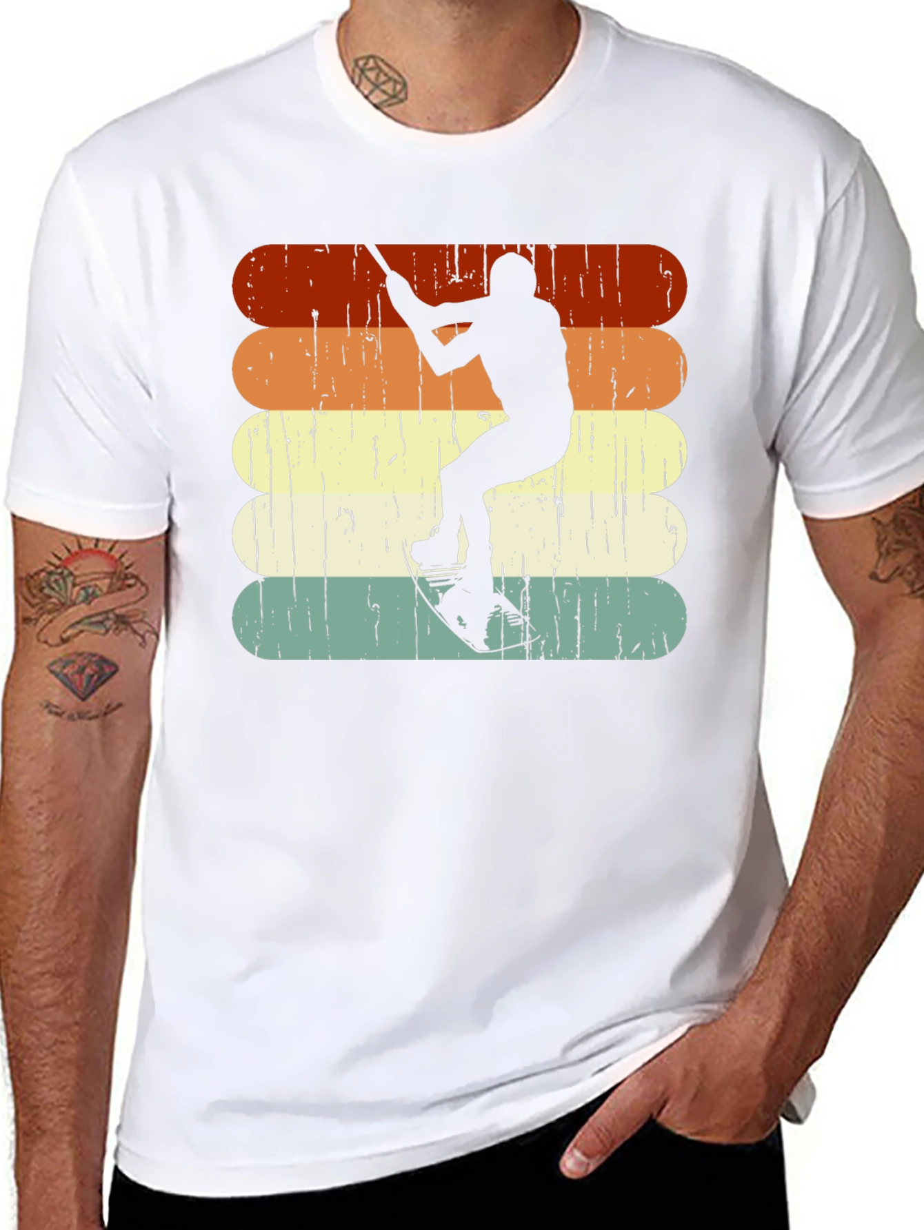 Retro Watersports Graphic T-Shirt