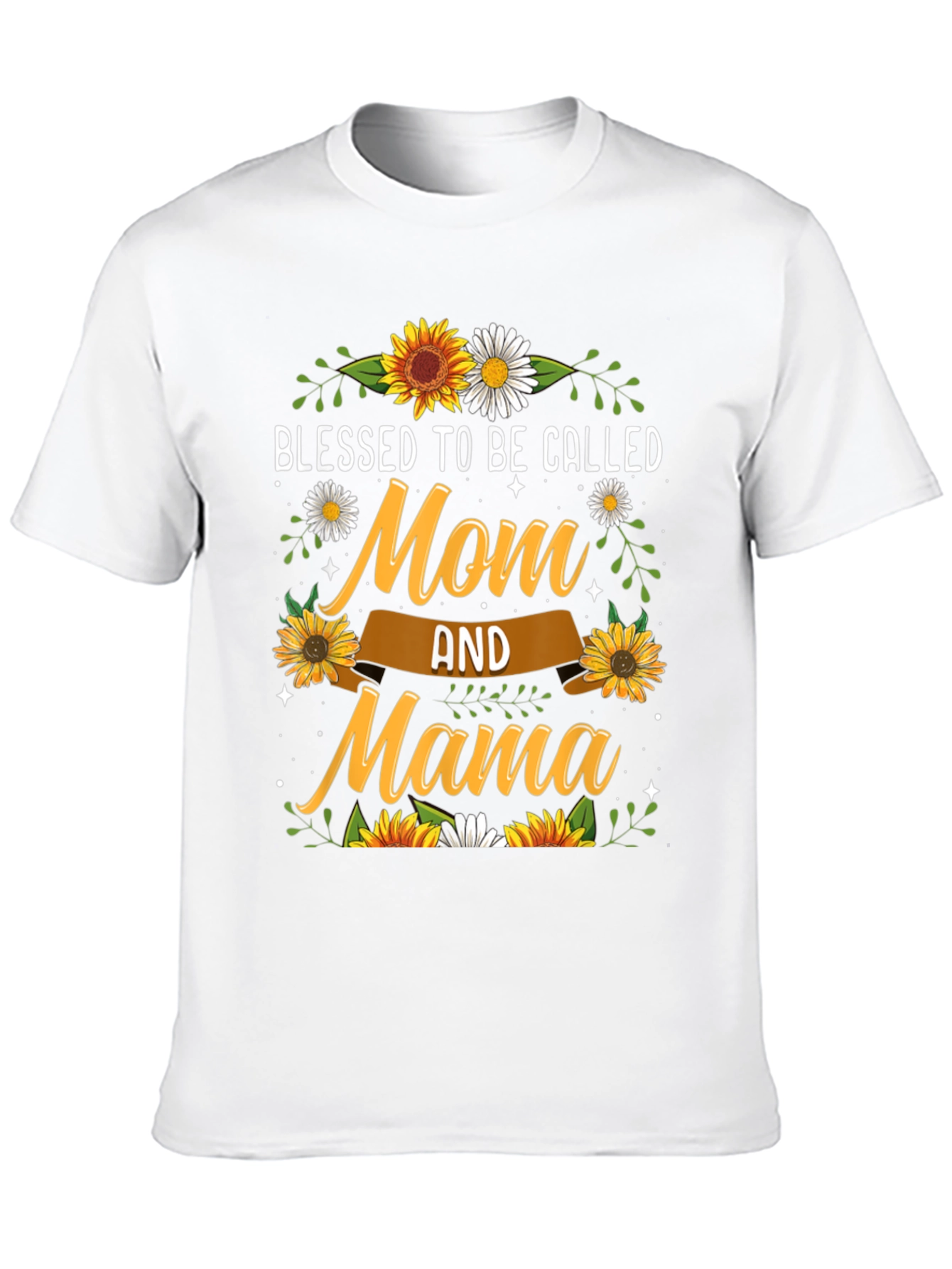 Blessed Mom & Mama Sunflower T-Shirt