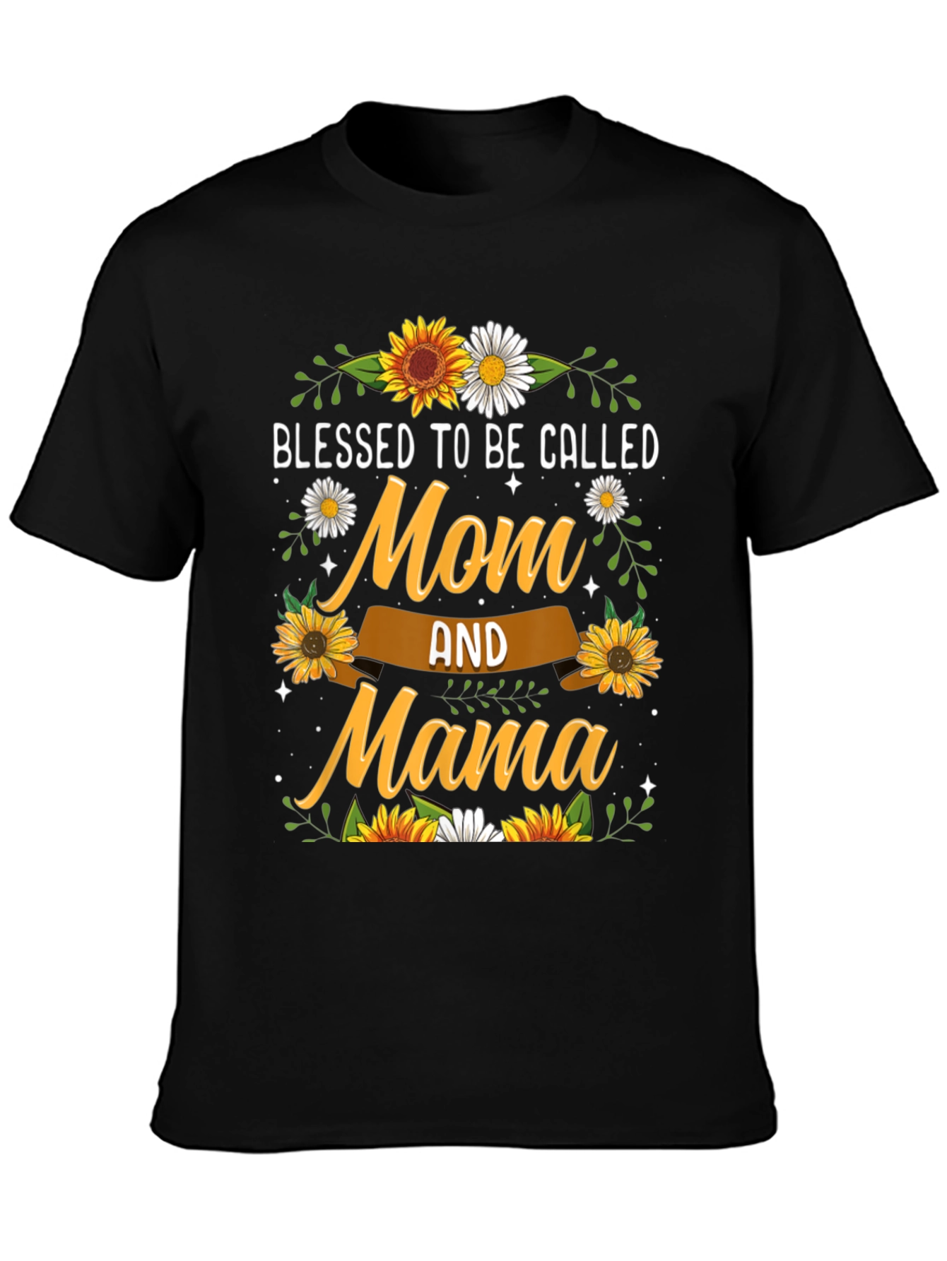 Blessed Mom & Mama Sunflower T-Shirt