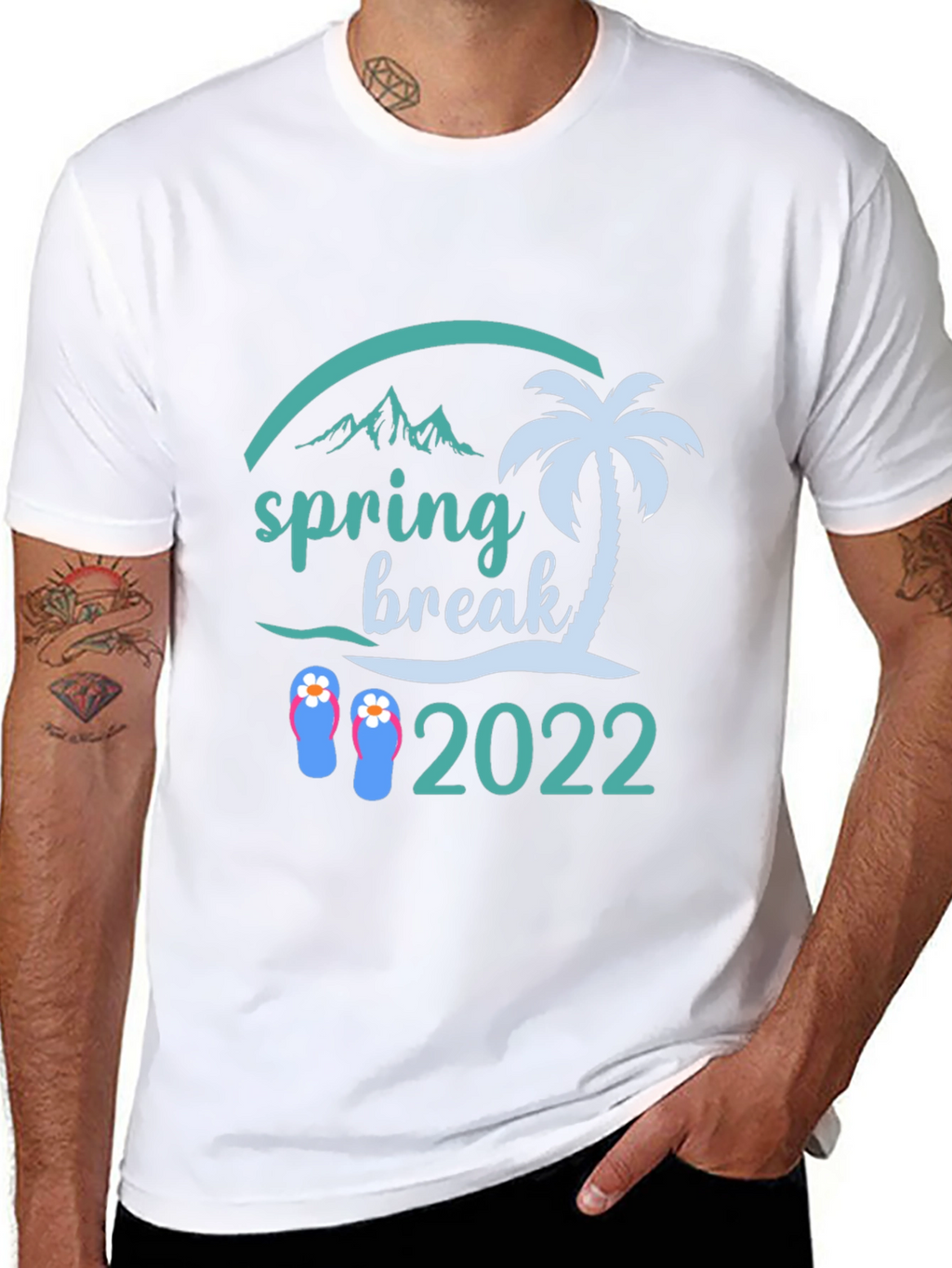 Spring Break 2022 Black Graphic Tee