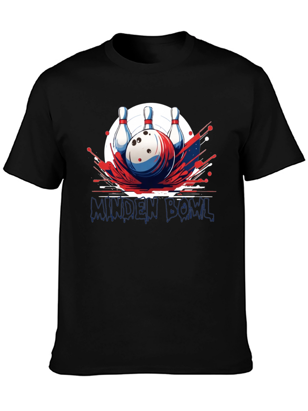 Minden Bowl Graphic T-Shirt - Strike Design