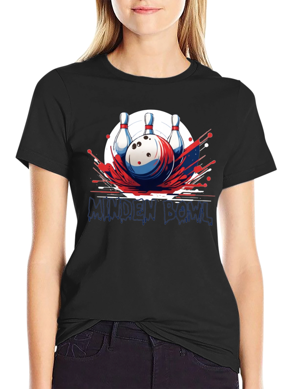 Minden Bowl Graphic T-Shirt - Strike Design