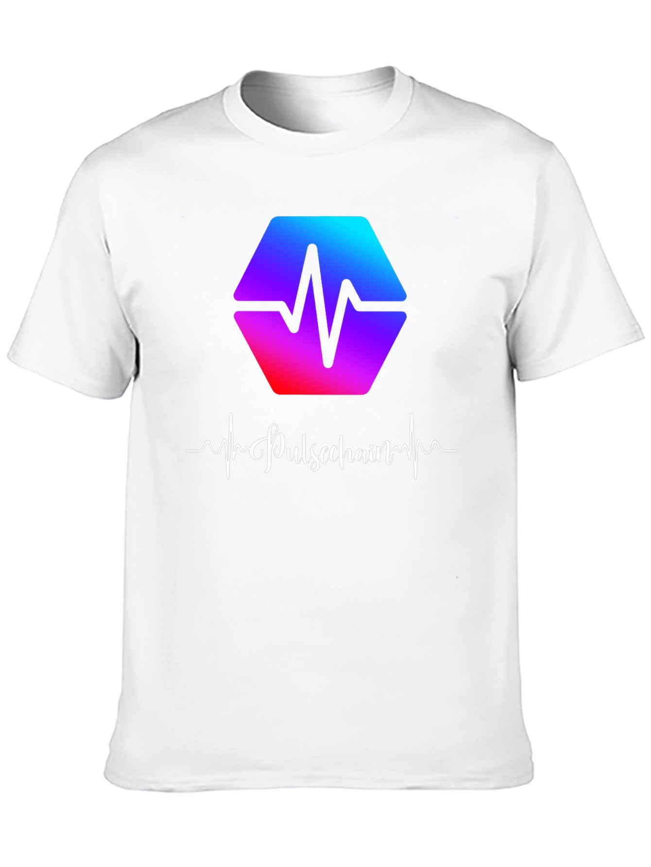 Pulsechain Heartbeat Black T-Shirt