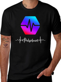 Pulsechain Heartbeat Black T-Shirt