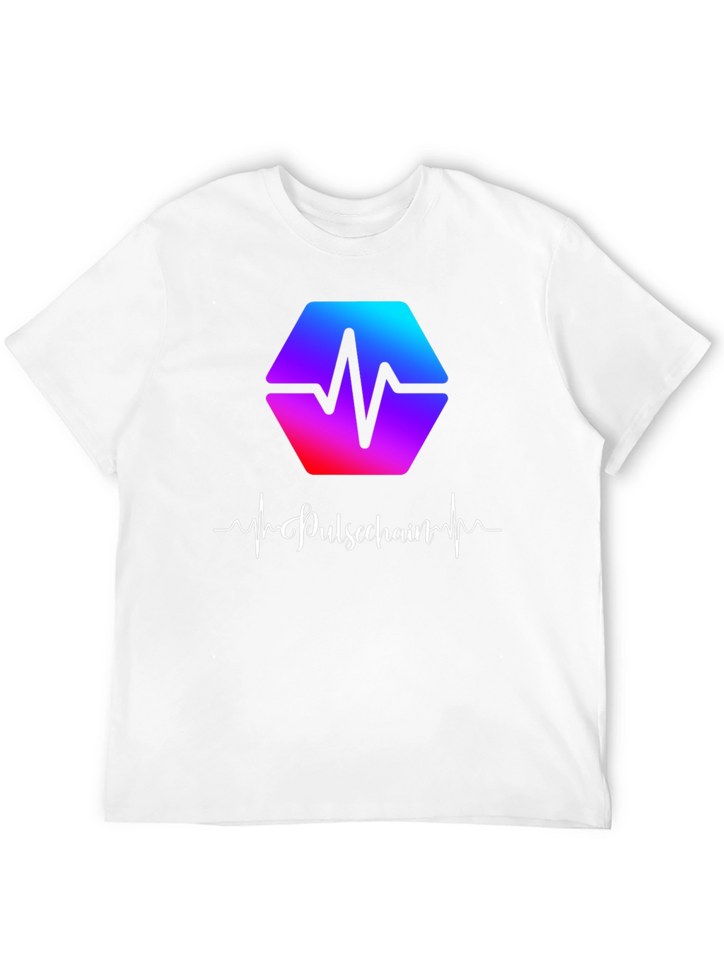 Pulsechain Heartbeat Black T-Shirt