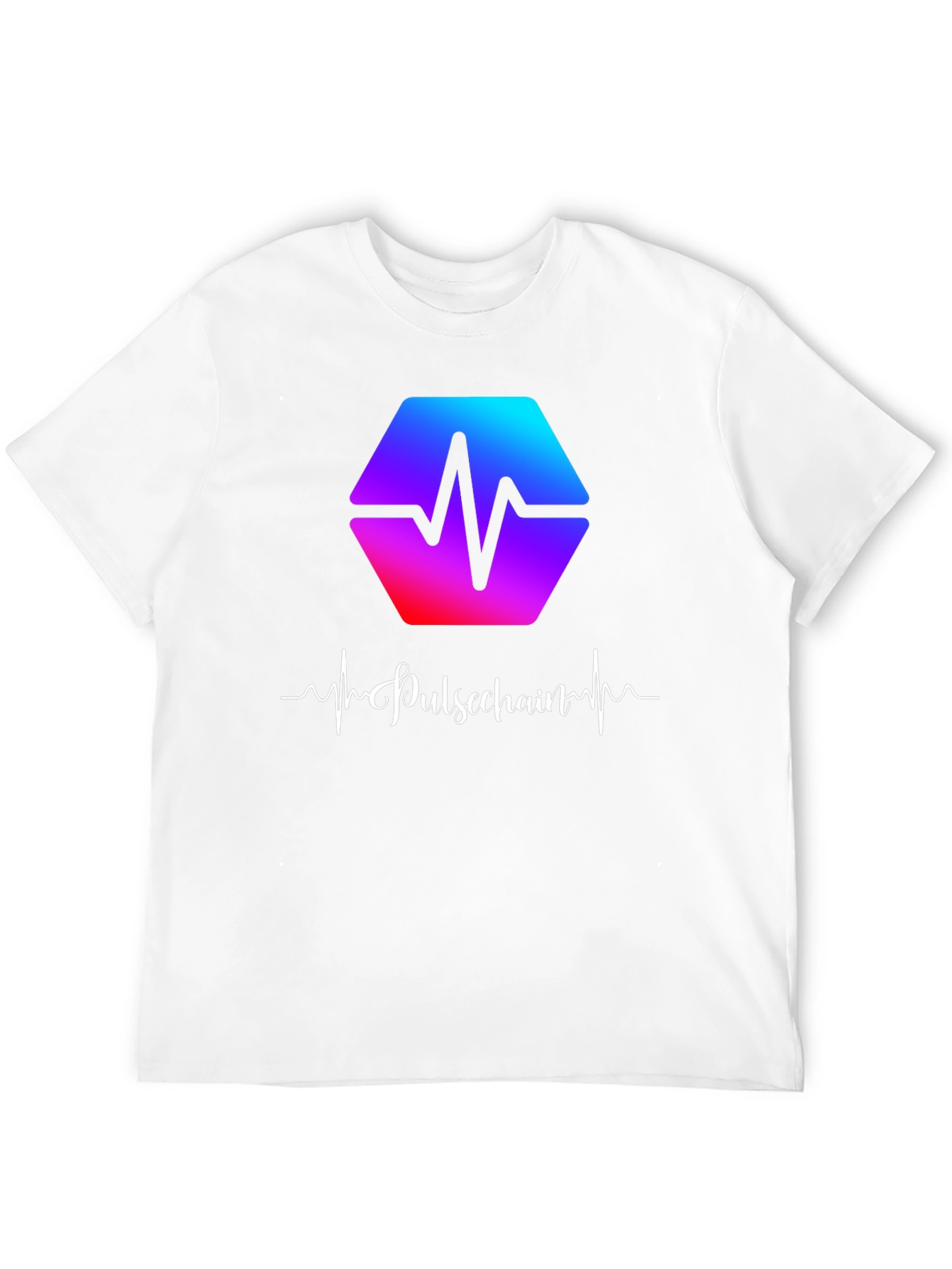 Pulsechain Heartbeat Black T-Shirt