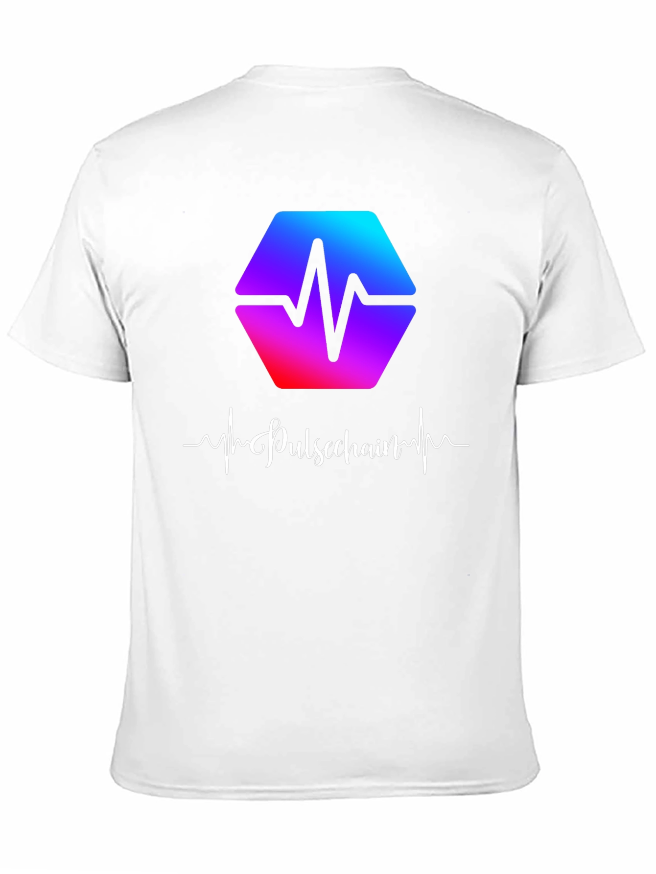 Pulsechain Heartbeat Black T-Shirt