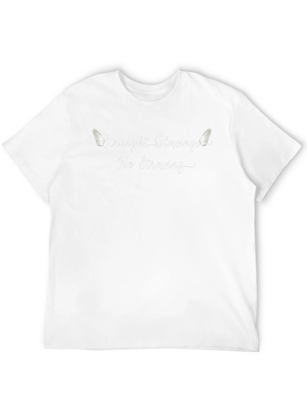 Straight Blessings No Stressing Graphic Tee
