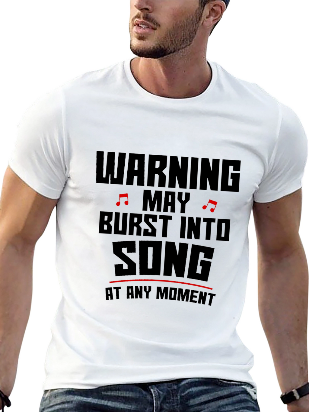Warning May Burst Into Song T-Shirt