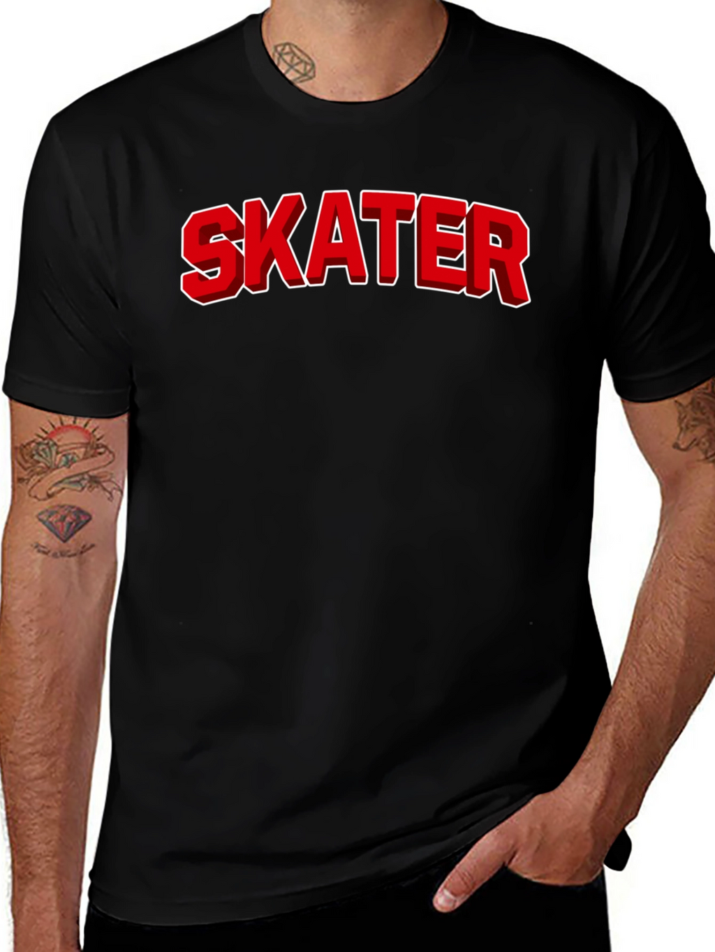 Skater Graphic Tee - Bold Statement Shirt