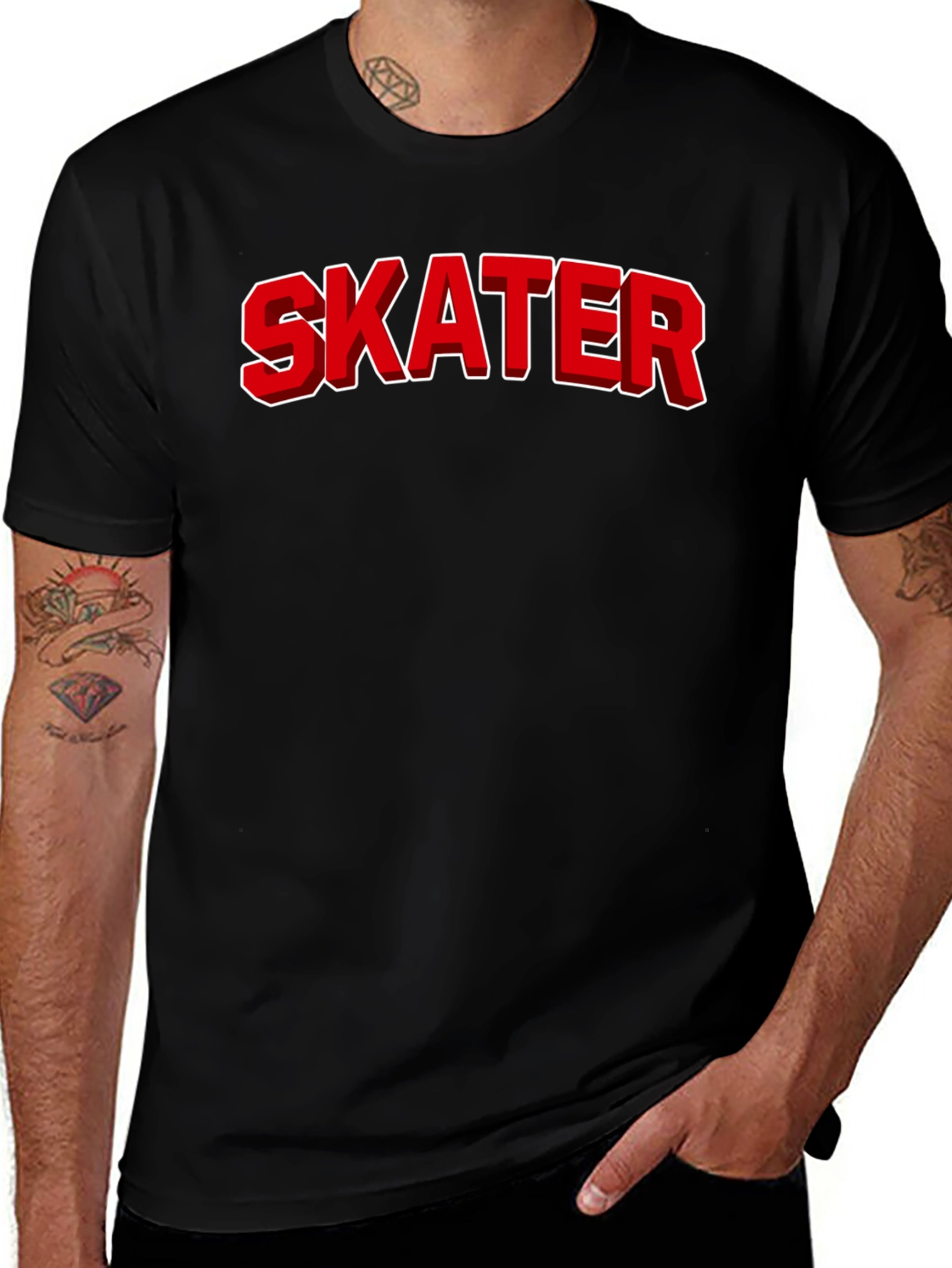 Skater Graphic Tee - Bold Statement Shirt