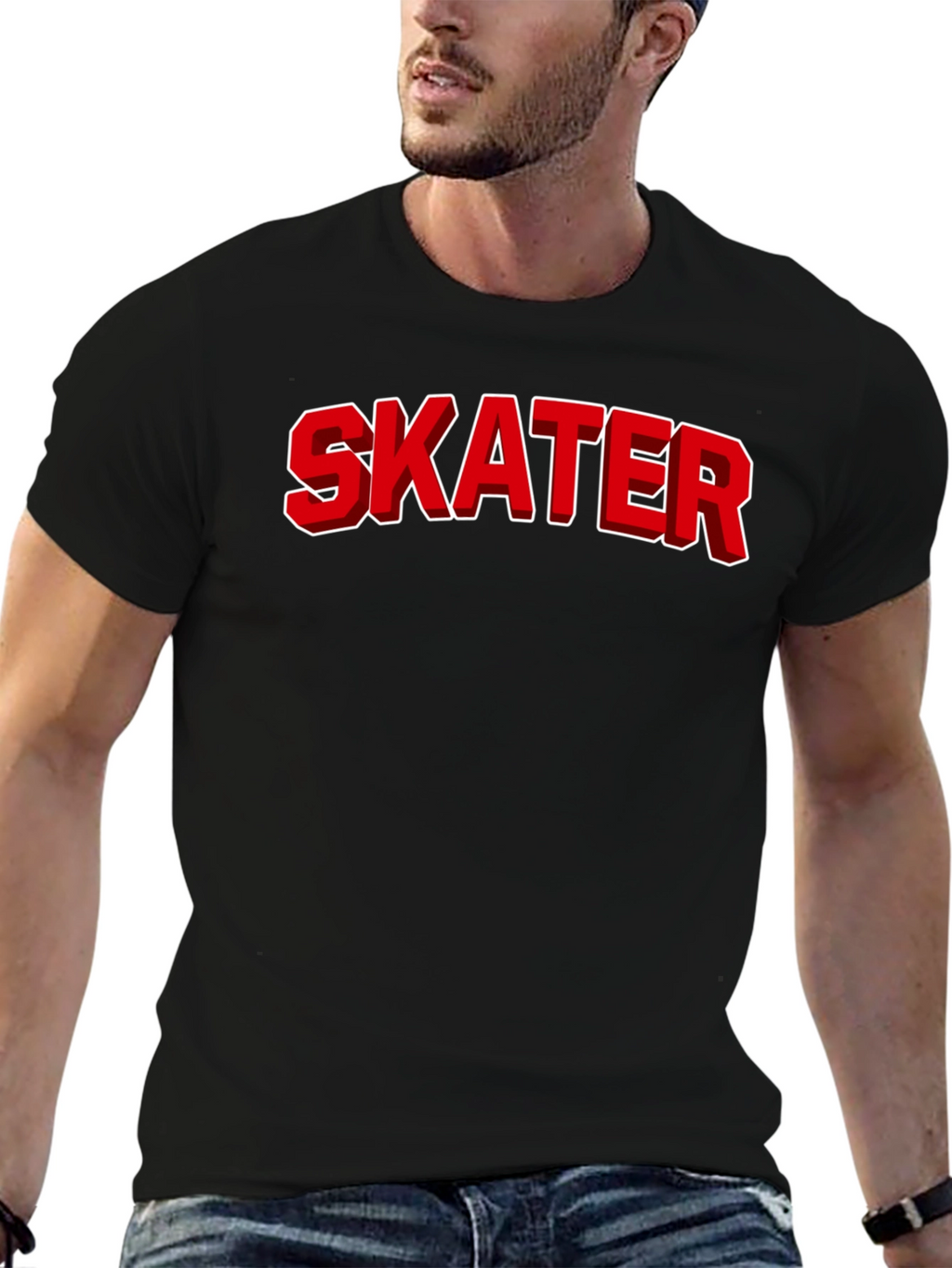 Skater Graphic Tee - Bold Statement Shirt