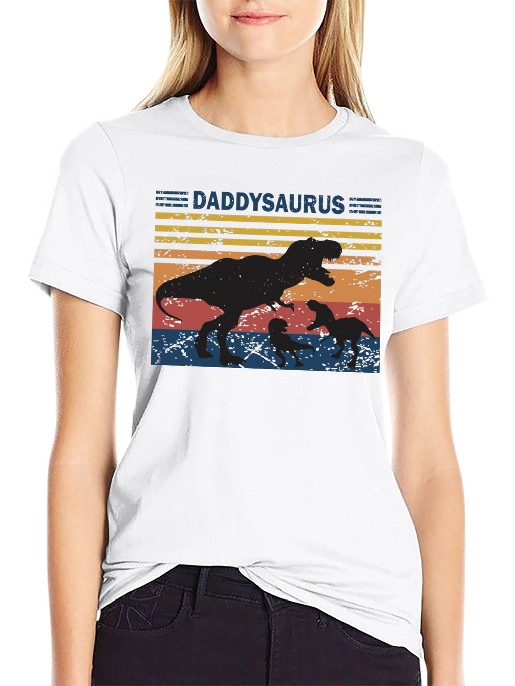 Daddysaurus Rex T-Shirt - Dinosaur Family Tee