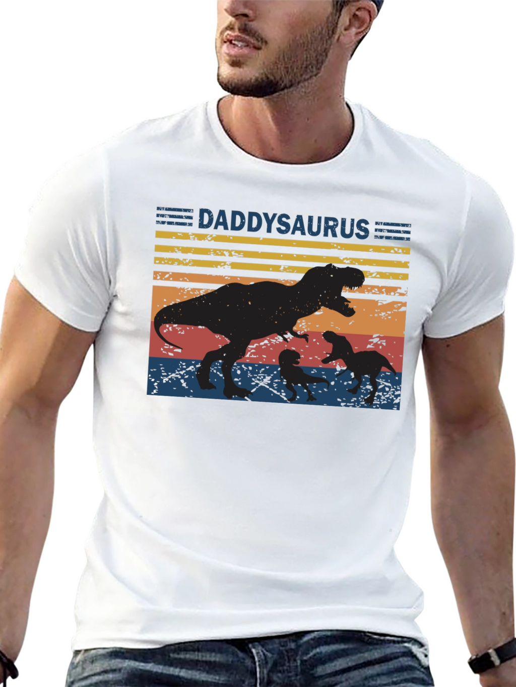 Daddysaurus Rex T-Shirt - Dinosaur Family Tee