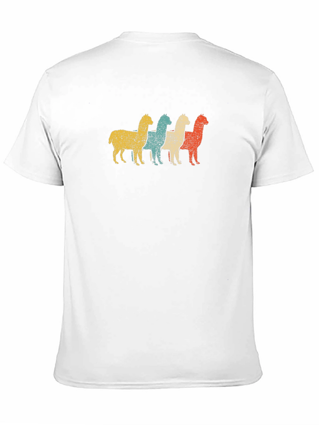 Retro Alpaca T-Shirt - Distressed Graphic Tee