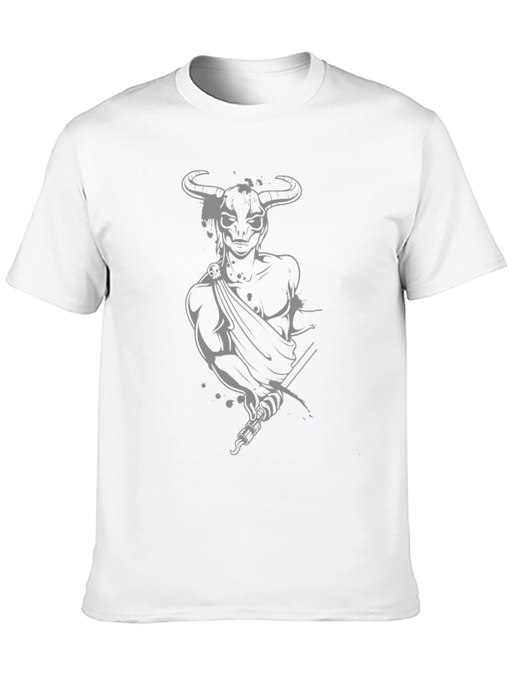 Minotaur Graphic Tee - Black Cotton Blend