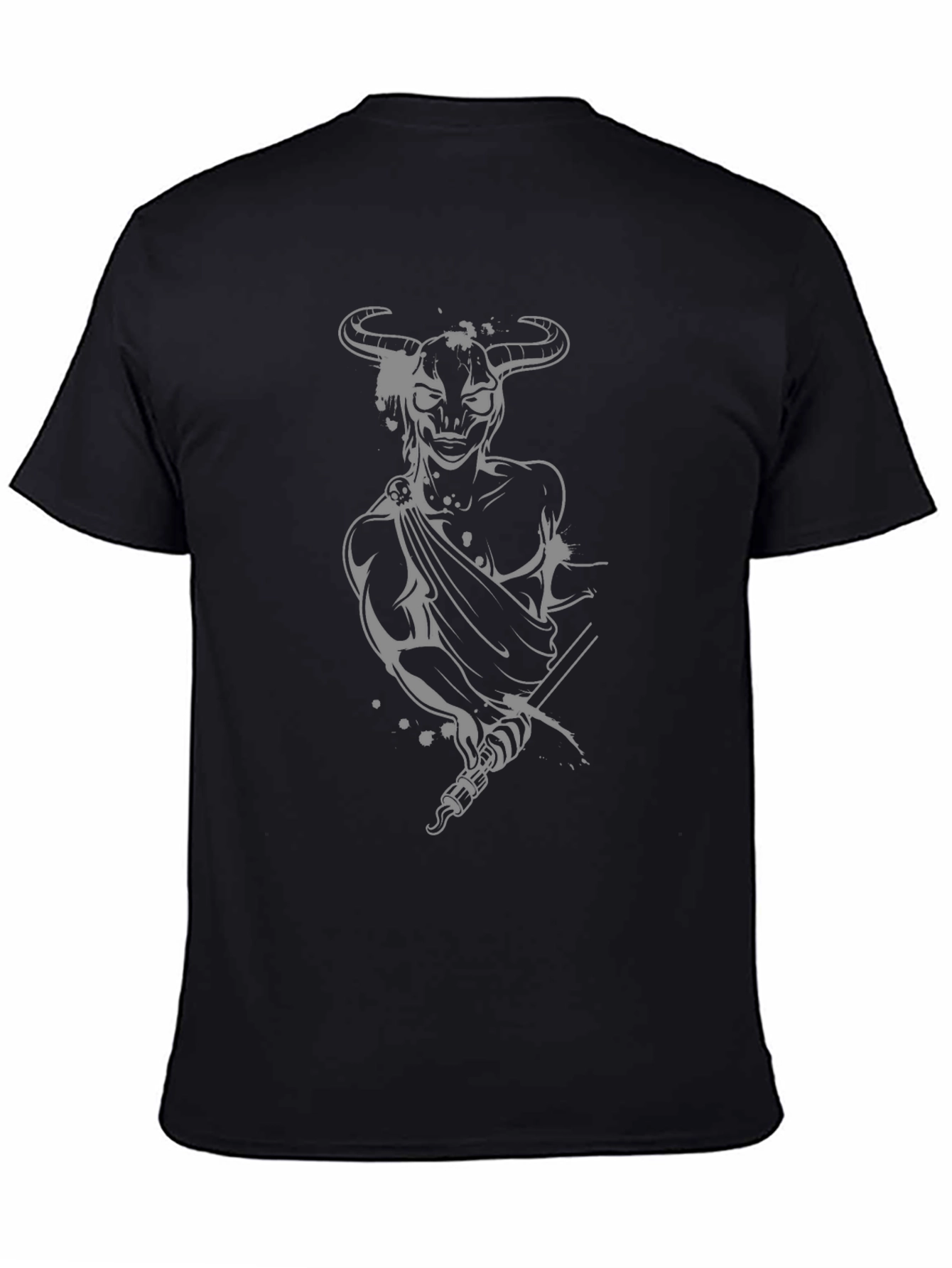Minotaur Graphic Tee - Black Cotton Blend