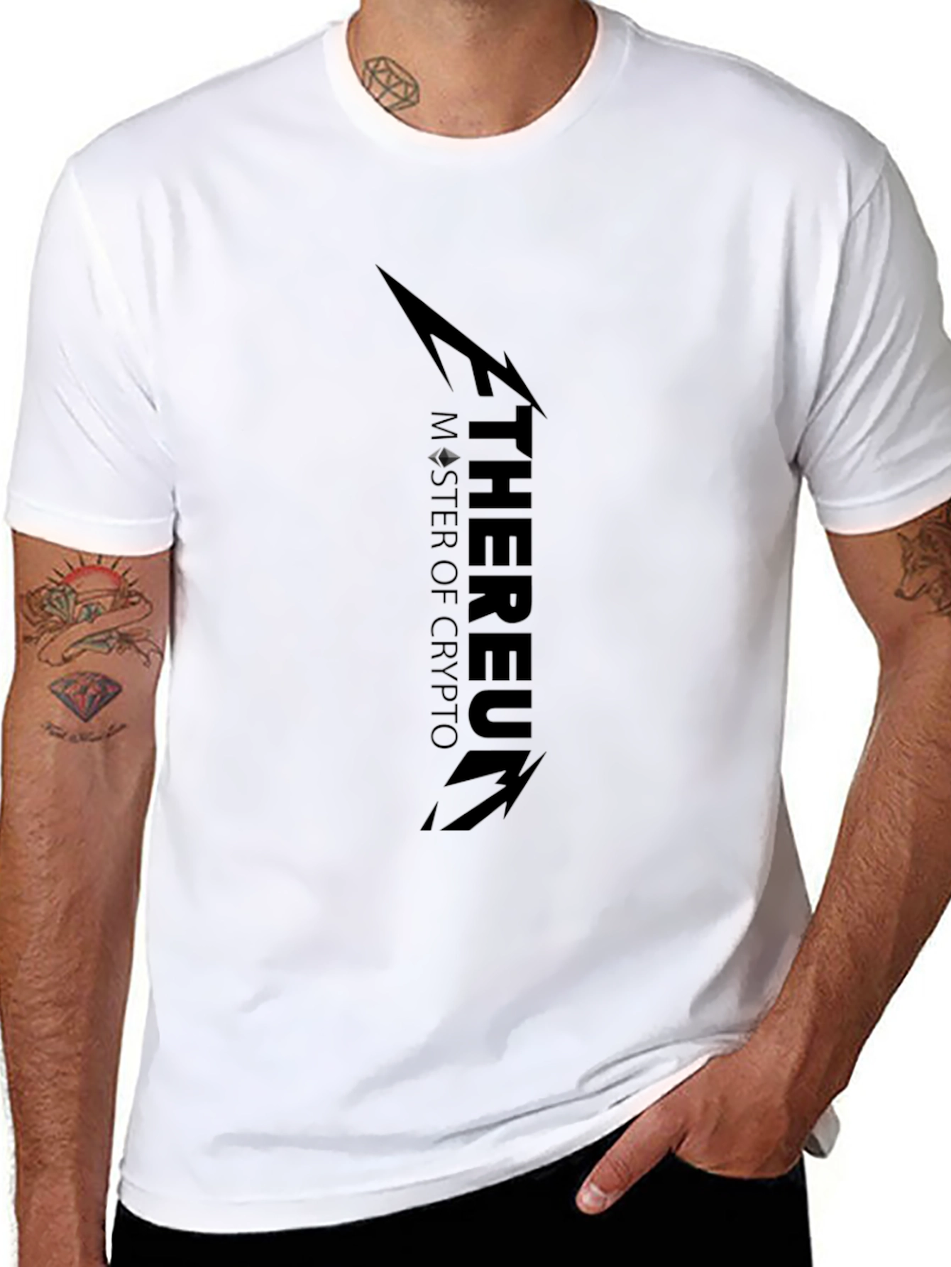 Ethereum Master of Crypto Black T-Shirt