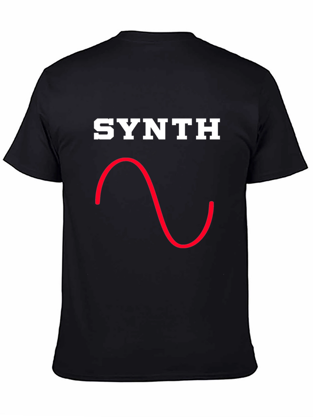Synth Waveform Graphic Tee - Black T-Shirt