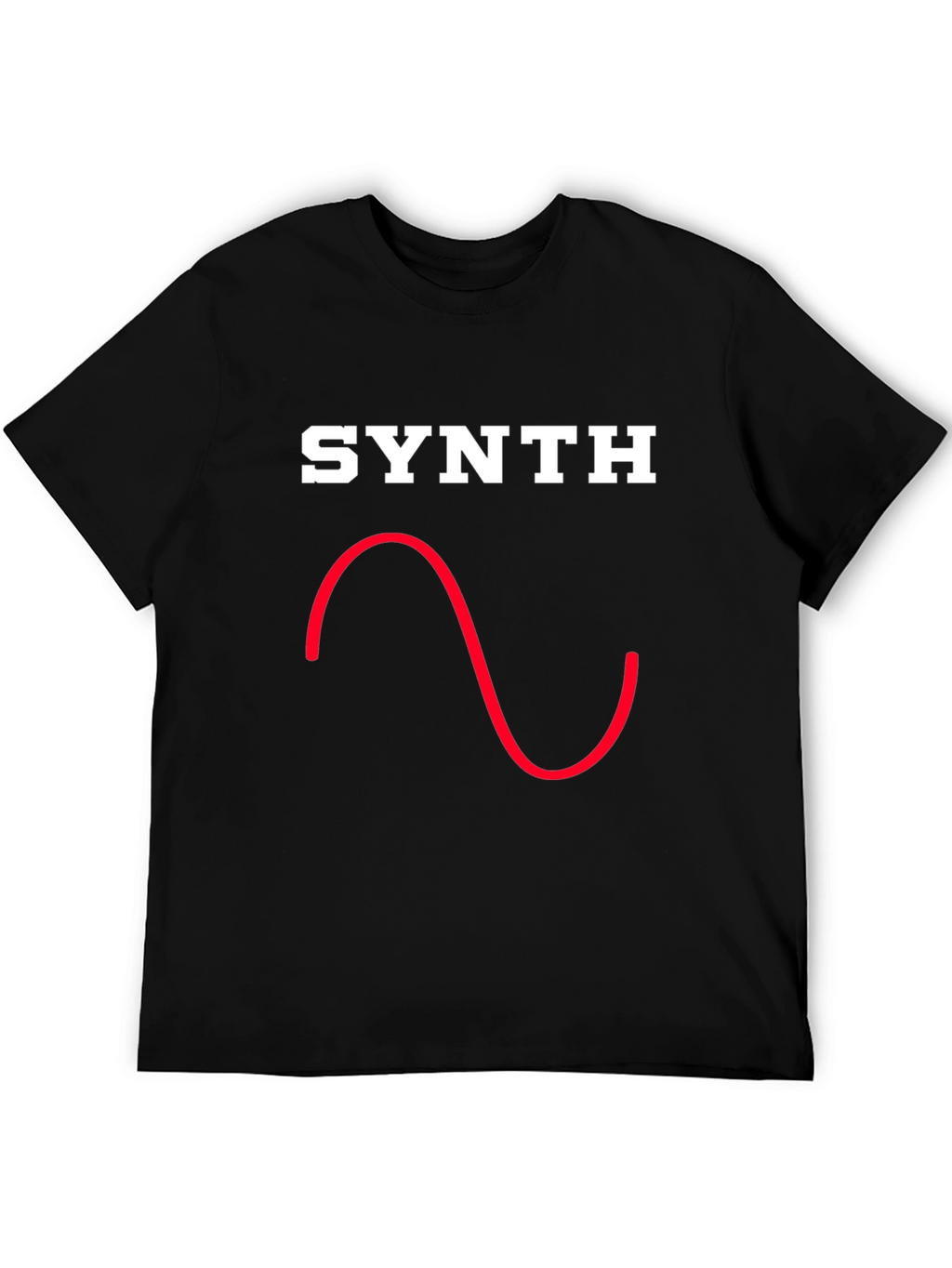 Synth Waveform Graphic Tee - Black T-Shirt