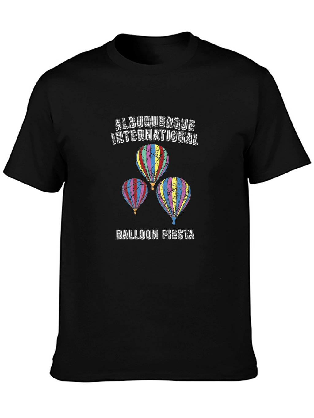 Albuquerque Balloon Fiesta Black T-Shirt