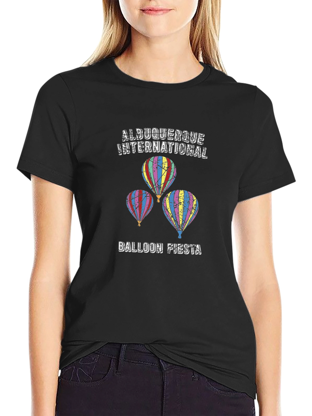 Albuquerque Balloon Fiesta Black T-Shirt