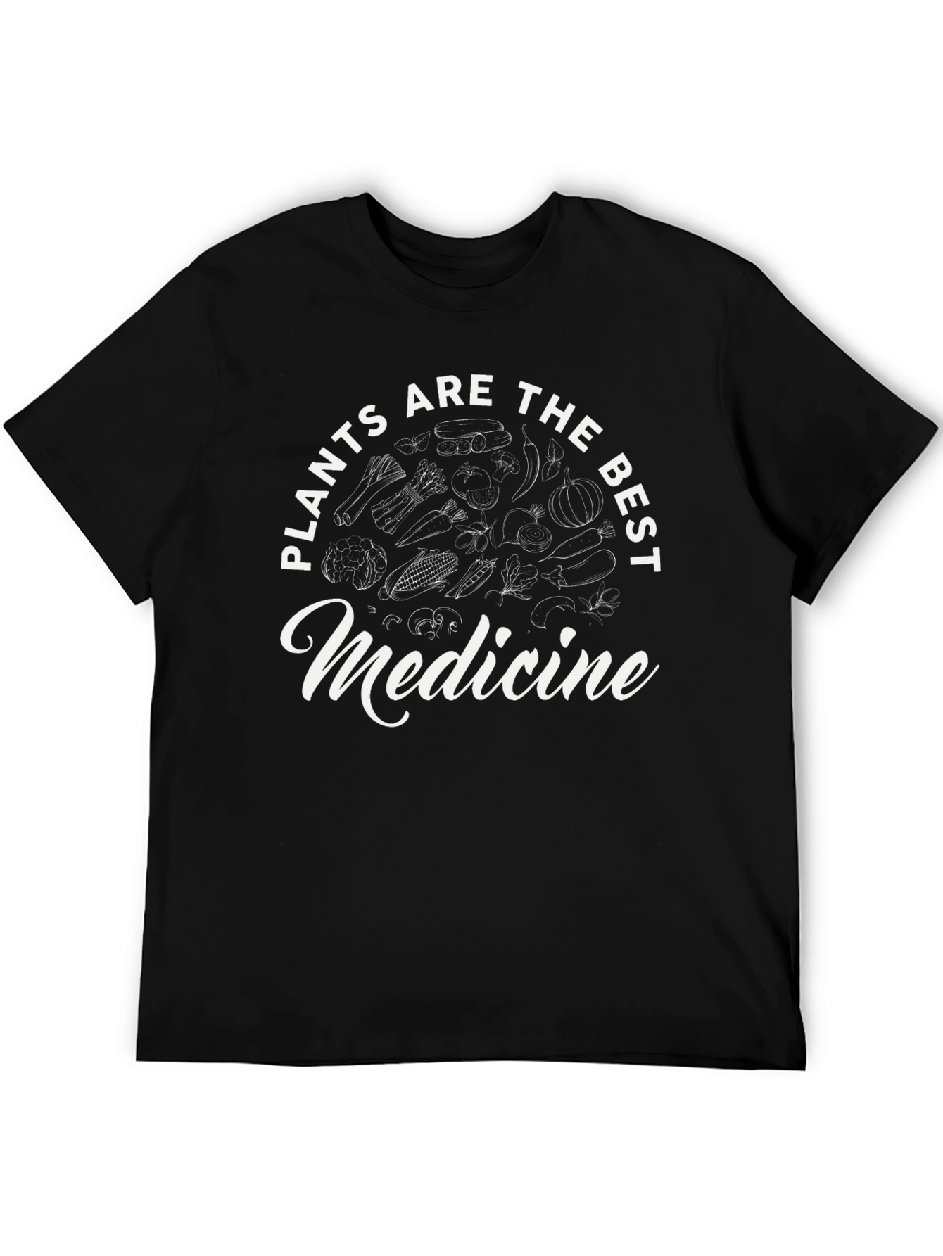 Plants are the Best Medicine Graphic T-Shirt
