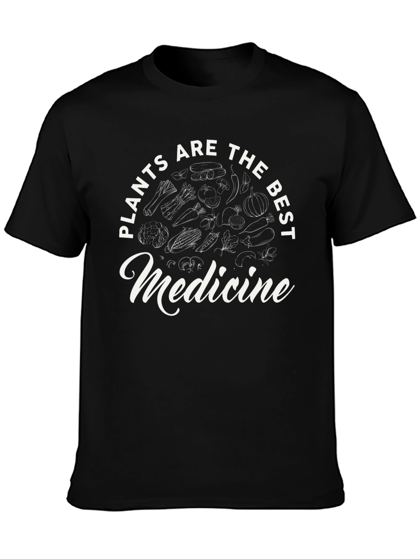 Plants are the Best Medicine Graphic T-Shirt