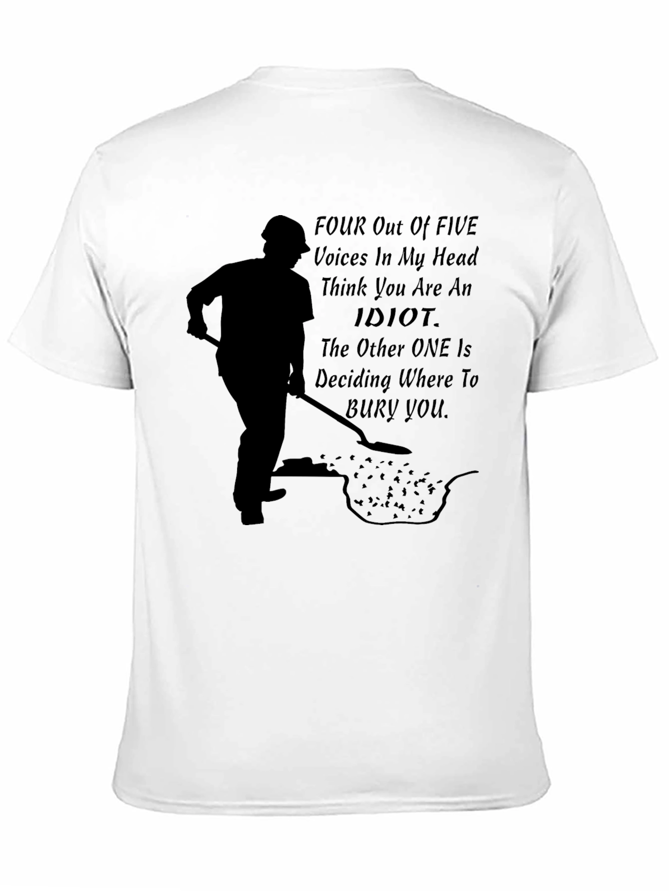 Funny Graphic T-Shirt - Voices In My Head